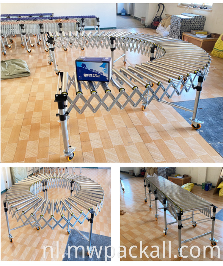 Flat Belt transportband, vouwtransportband, omkeerbare riemtransporteur voor verkoop